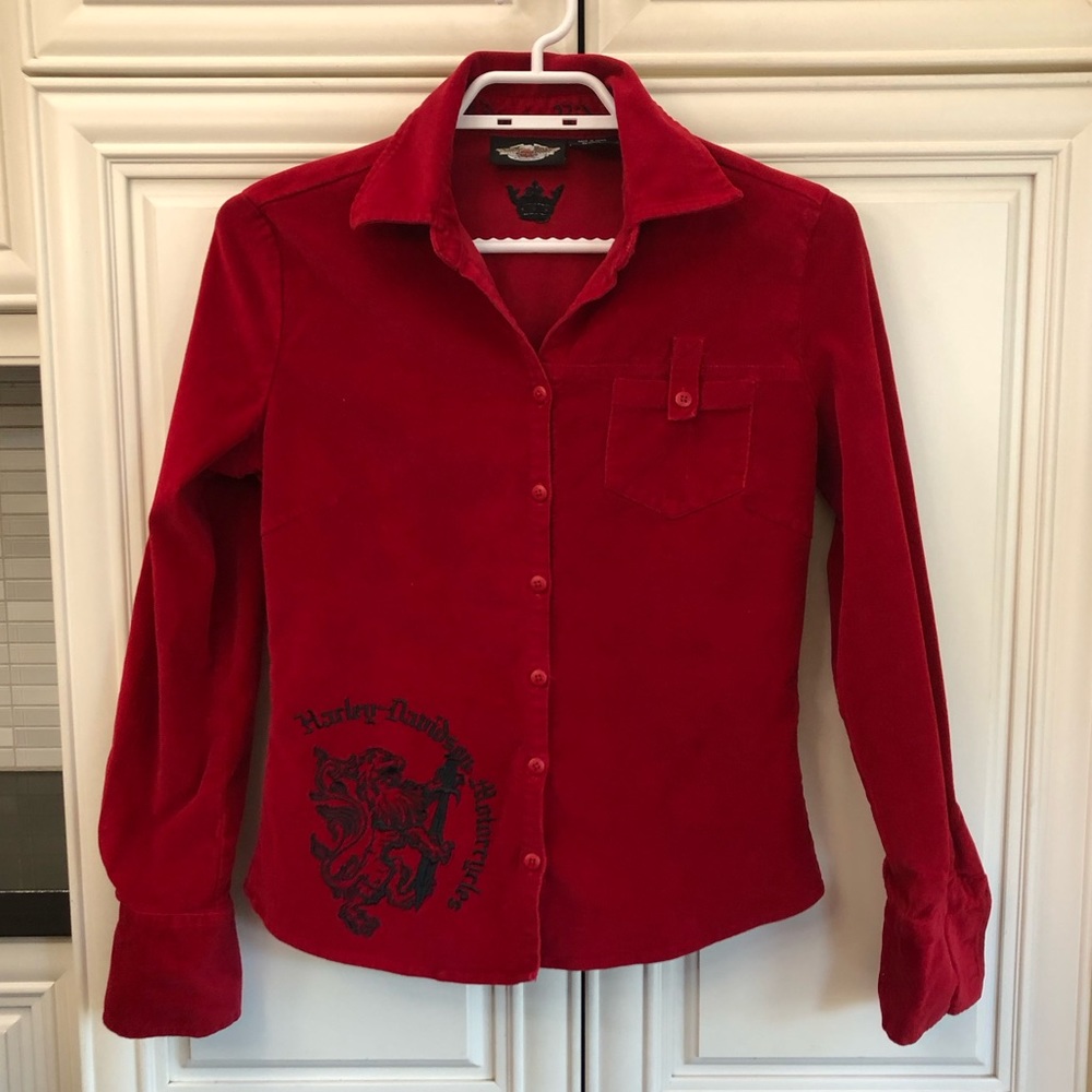 Harley Davidson women’s button shirt